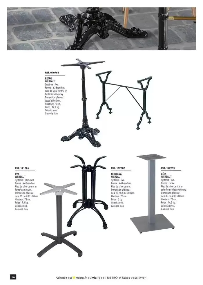 Metro #Terrasse édition 2025 du 30 janvier au 1 juillet 2025 - Catalogue page 26