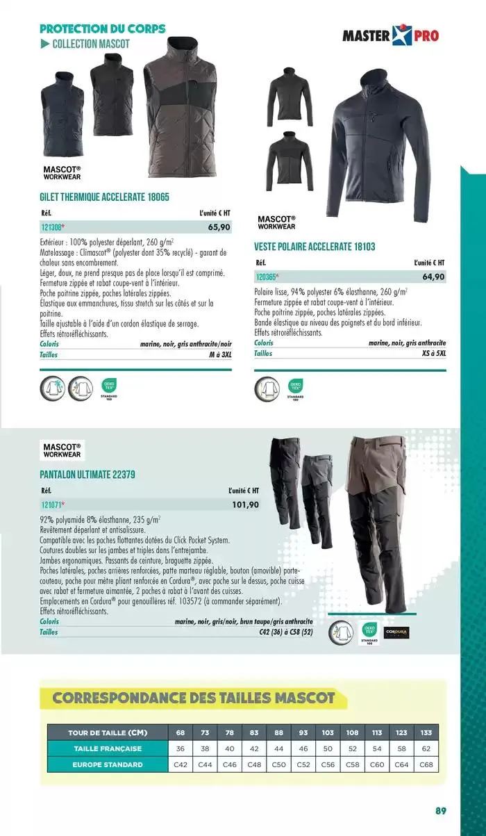 Essentiel Protection 2025 tarifé du 3 mars au 31 décembre 2025 - Catalogue page 91