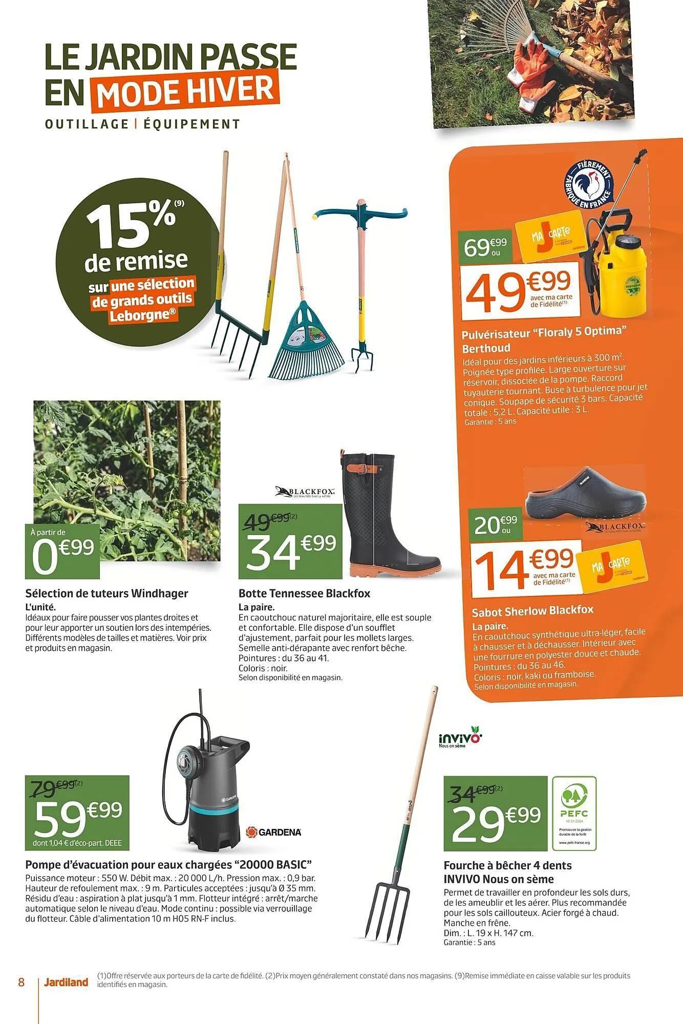 Catalogue Jardiland du 22 octobre au 2 novembre 2025 - Catalogue page 8