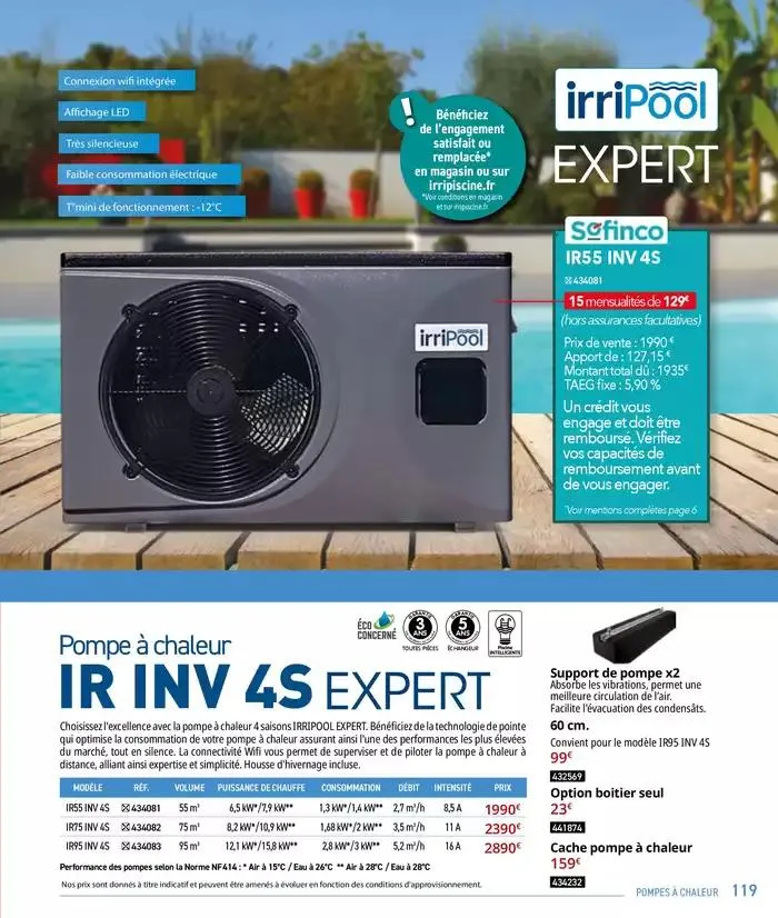 Les plaisir de l'eau Piscine,Spa,Arrosage du 10 mars au 31 décembre 2025 - Catalogue page 119