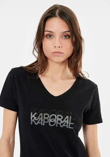 T-shirt noir Femme