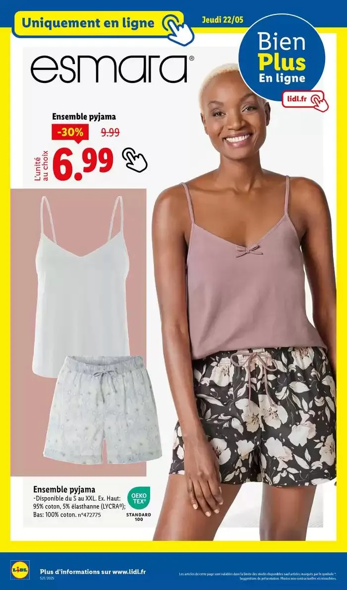 Faites votre plein de courses chez Lidl et profitez de nombreux produits à prix réduits ! du 22 mai au 28 mai 2025 - Catalogue page 54