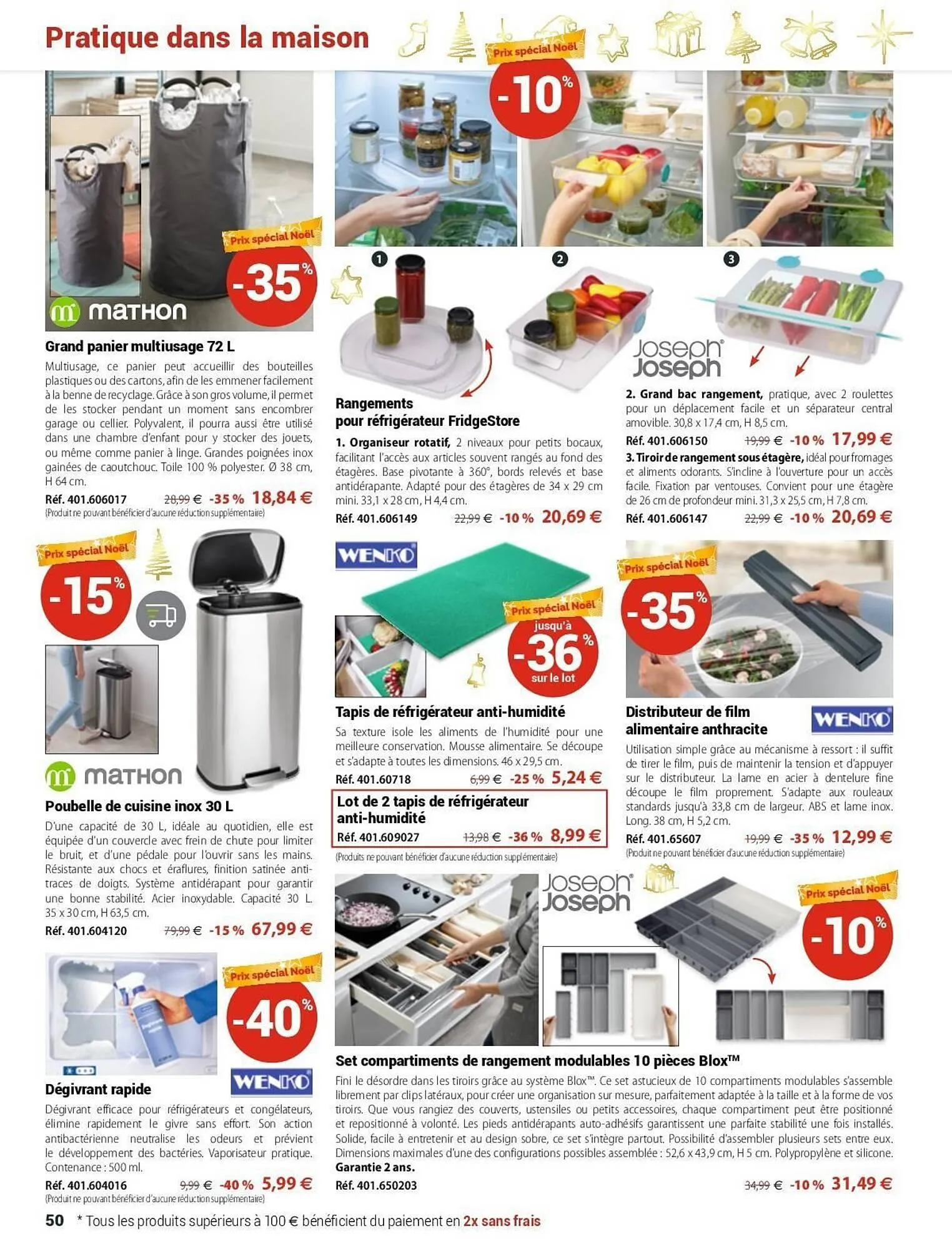 Catalogue Mathon du 28 octobre au 31 décembre 2025 - Catalogue page 50