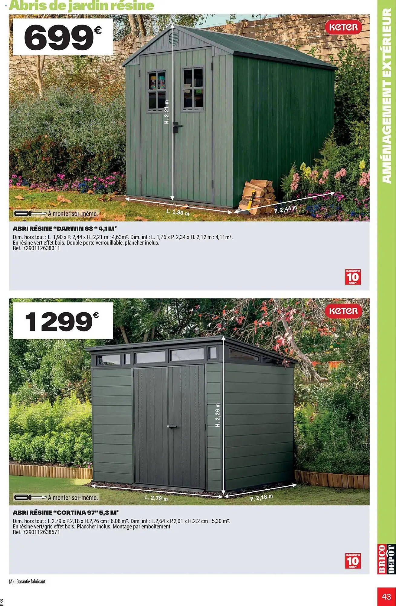 Catalogue Brico Dépôt du 25 mars au 12 juin 2026 - Catalogue page 43