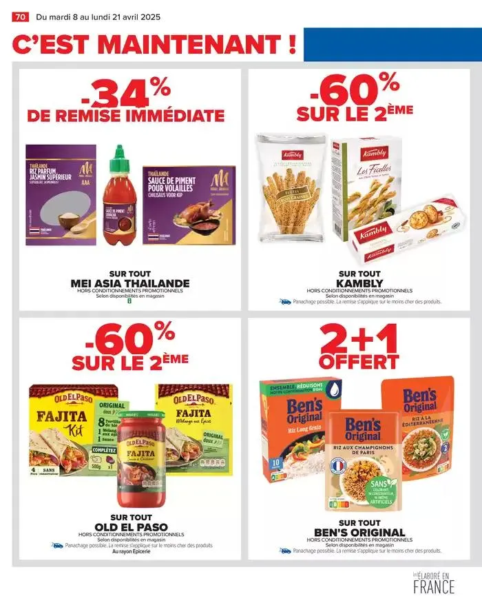 JOYEUSES PÂQUES & MEILLEURS PRIX du 8 avril au 21 avril 2025 - Catalogue page 72