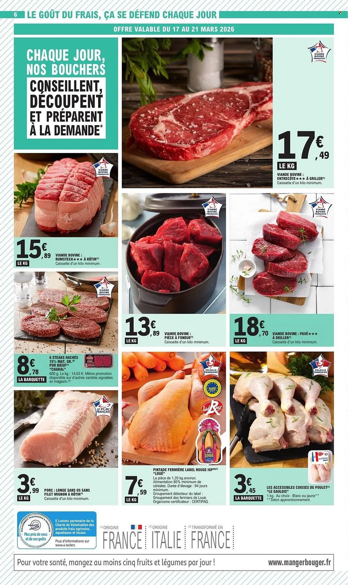 Catalogue E.Leclerc du 17 mars au 28 mars 2026 - Catalogue page 6