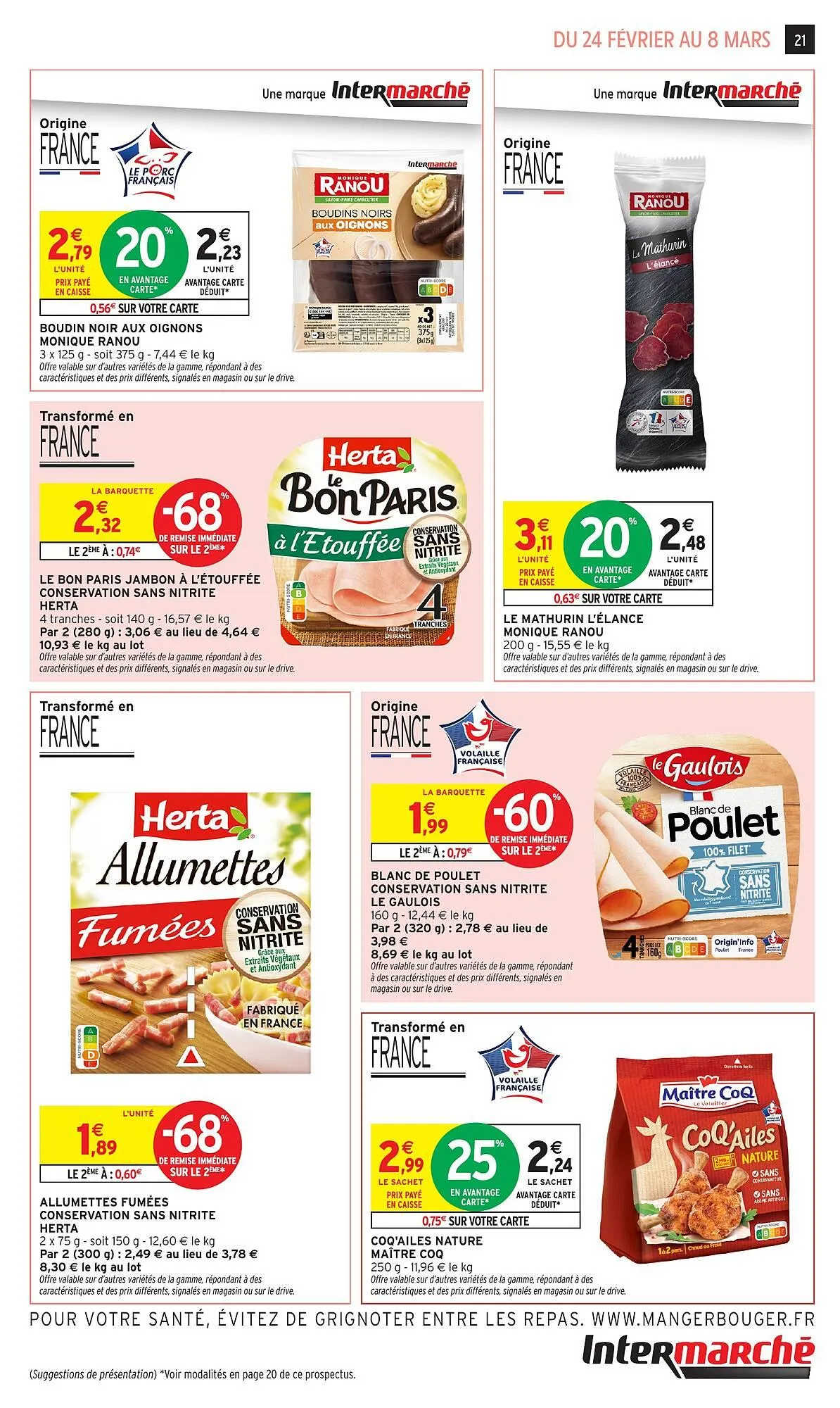 Catalogue Intermarché du 24 février au 8 mars 2026 - Catalogue page 21