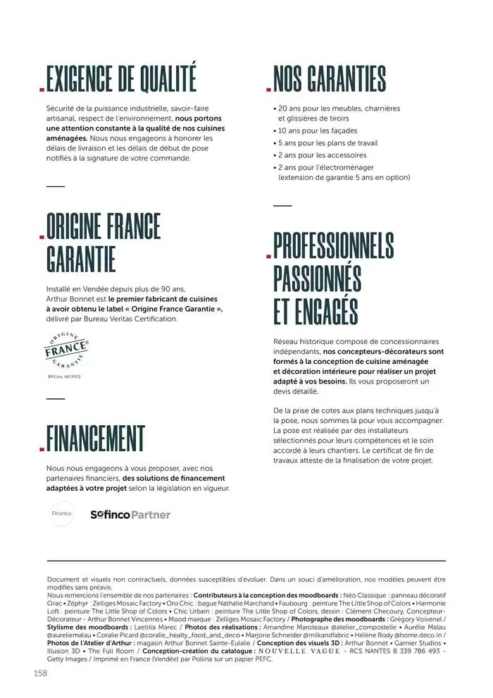 VOUS NE TROUVEREZ PAS VOTRE CUISINE DANS CE CATALOGUE du 16 janvier au 30 avril 2025 - Catalogue page 158