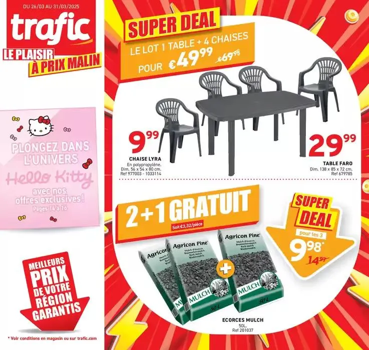 LE PLAISIR À PRIX MALIN du 25 mars au 31 mars 2025 - Catalogue page 1