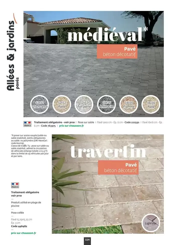 Aménagez votre extérieur SAISON 2025 du 1 janvier au 31 décembre 2025 - Catalogue page 116