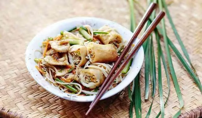 Bo bun au poulet Cuisine Evasion