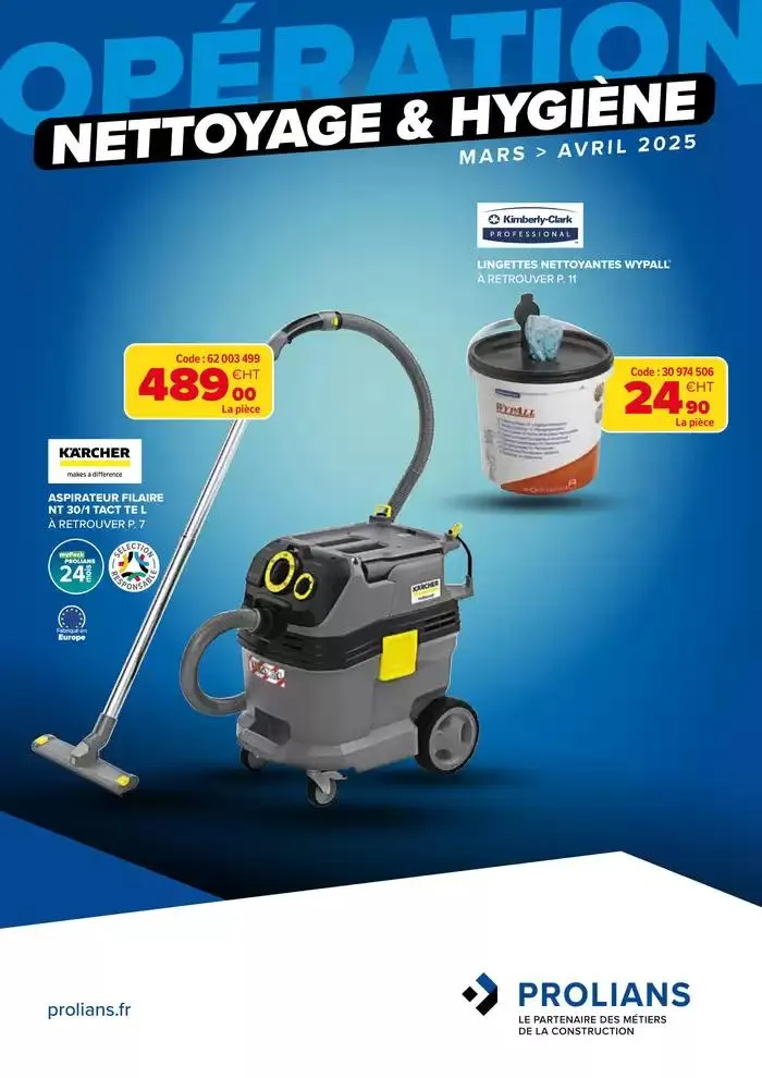 Opération nettoyage et hygiène du 4 mars au 30 avril 2025 - Catalogue page 1