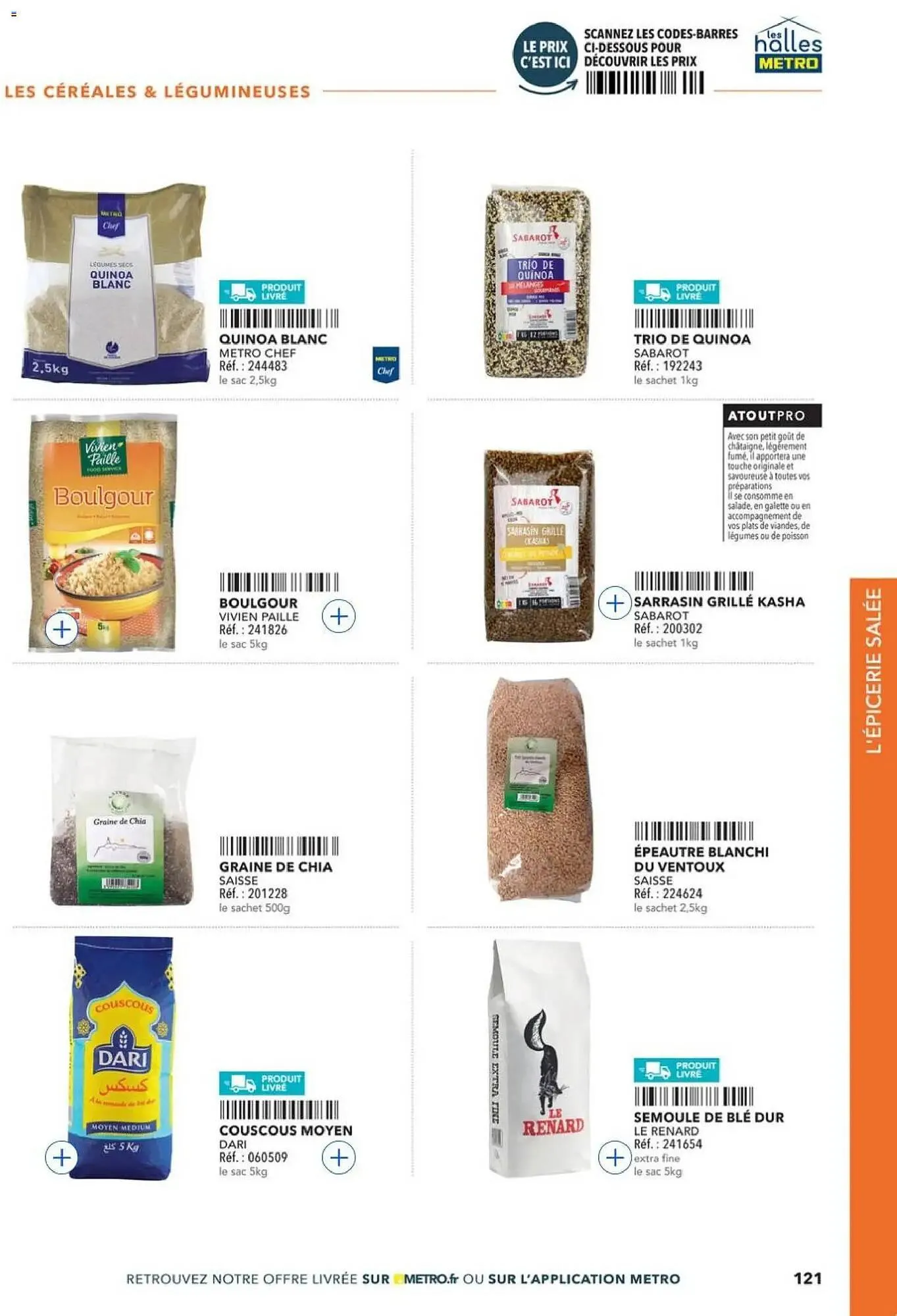 Catalogue METRO du 14 avril au 31 décembre 2026 - Catalogue page 121