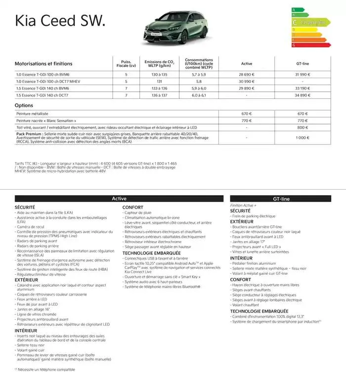 KIA Nouvelle Picanto - Price list du 5 décembre au 26 novembre 2025 - Catalogue page 8