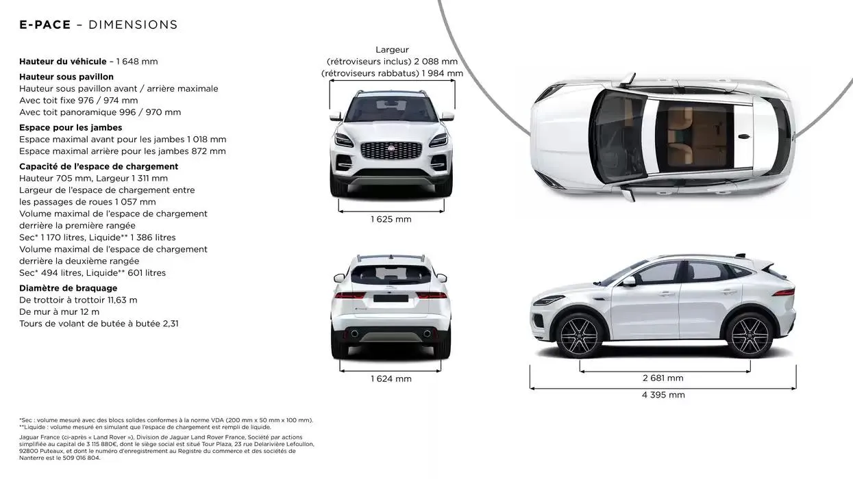 JAGUAR E-PACE du 6 janvier au 31 décembre 2025 - Catalogue page 8