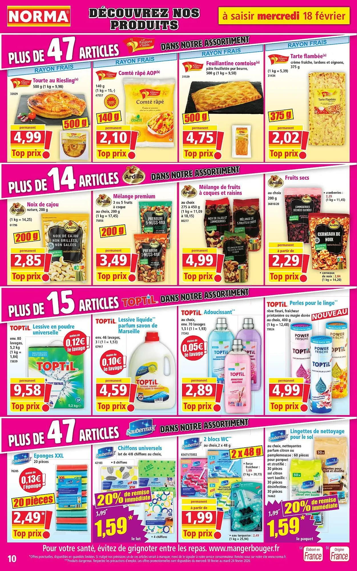 Catalogue Norma du 18 février au 24 février 2026 - Catalogue page 10