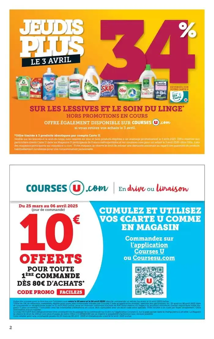 Catalogue U Express du 25 mars au 6 avril 2025 - Catalogue page 2