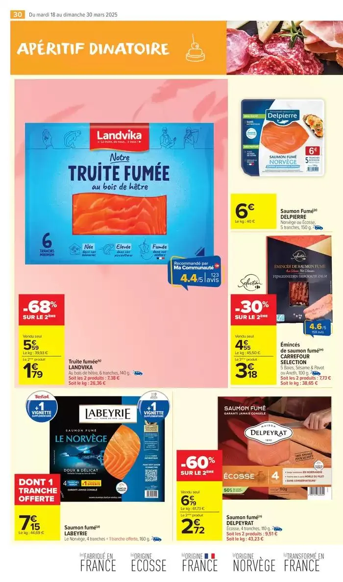 APÉRITIF DINATOIRE du 18 mars au 30 mars 2025 - Catalogue page 32
