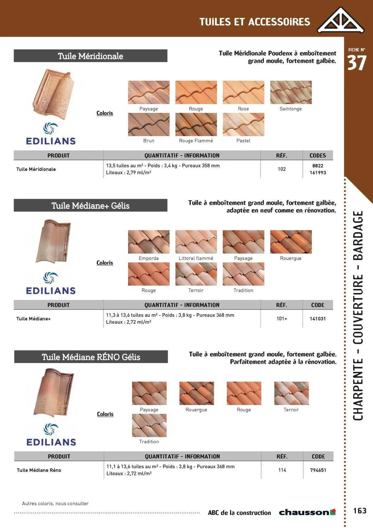 Catalogue Chausson Matériaux du 2 mai au 31 décembre 2025 - Catalogue page 137