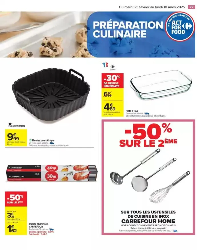-50% SUR LE 2ÈME - CHOCOLAT ET CAFÉ du 25 février au 10 mars 2025 - Catalogue page 79