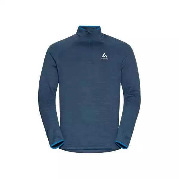 Pull à manches longues et col zippé Run