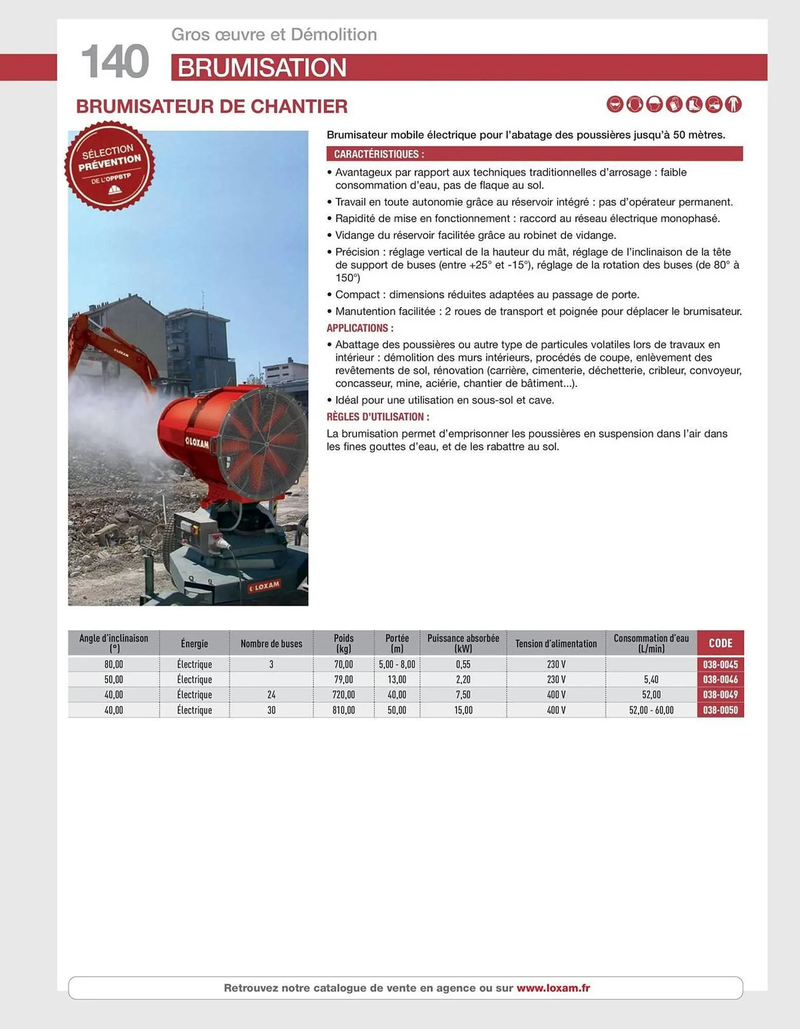 Catalogue Loxam du 10 avril au 31 décembre 2025 - Catalogue page 142