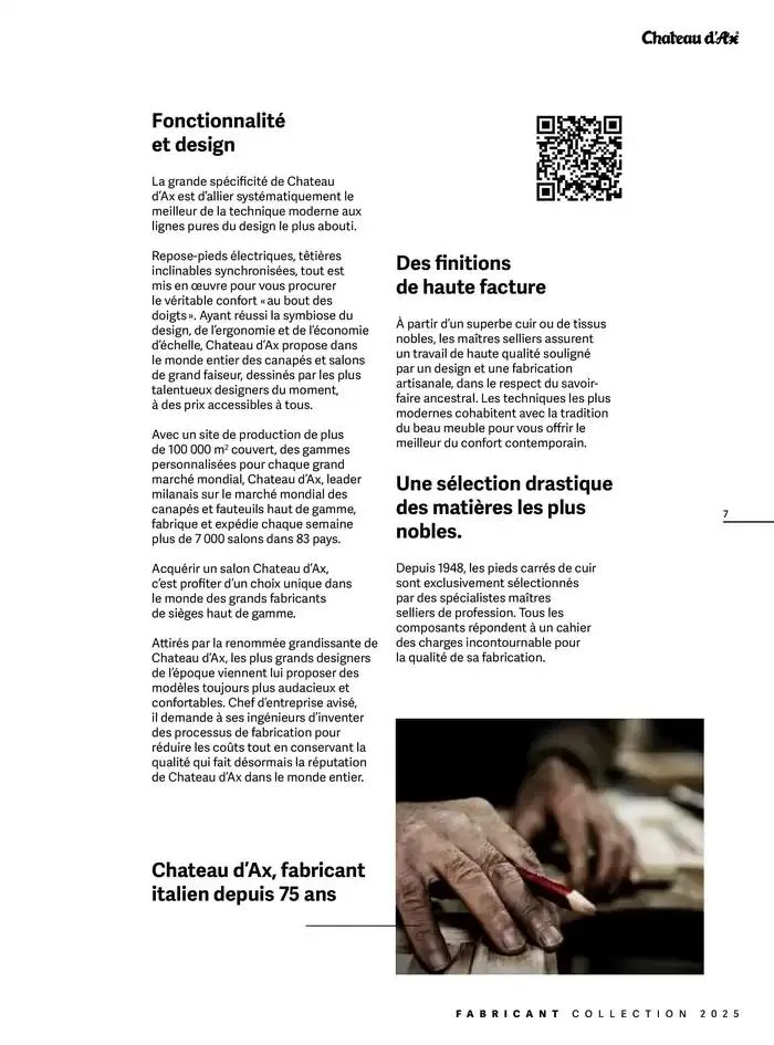 Catalogue 2025 du 7 janvier au 31 décembre 2025 - Catalogue page 7