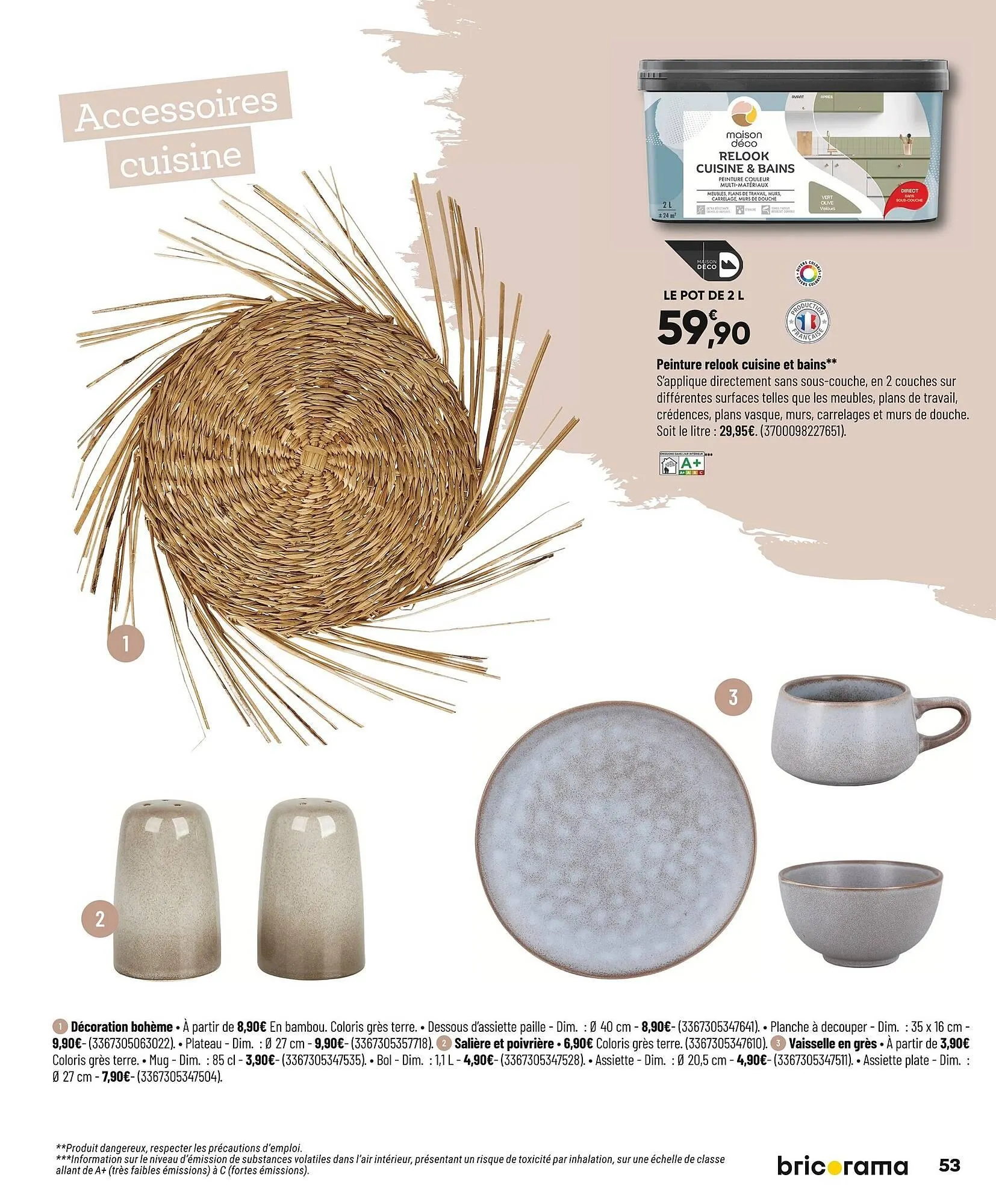 Catalogue Bricorama du 27 octobre au 7 décembre 2025 - Catalogue page 53