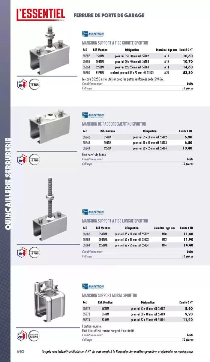 Essentiel Industrie 2025 du 3 janvier au 31 décembre 2025 - Catalogue page 612