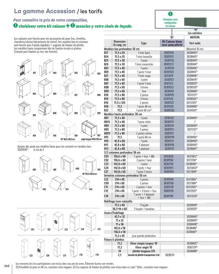 Aménagents Intérieurs 2025 du 1 janvier au 31 décembre 2025 - Catalogue page 142