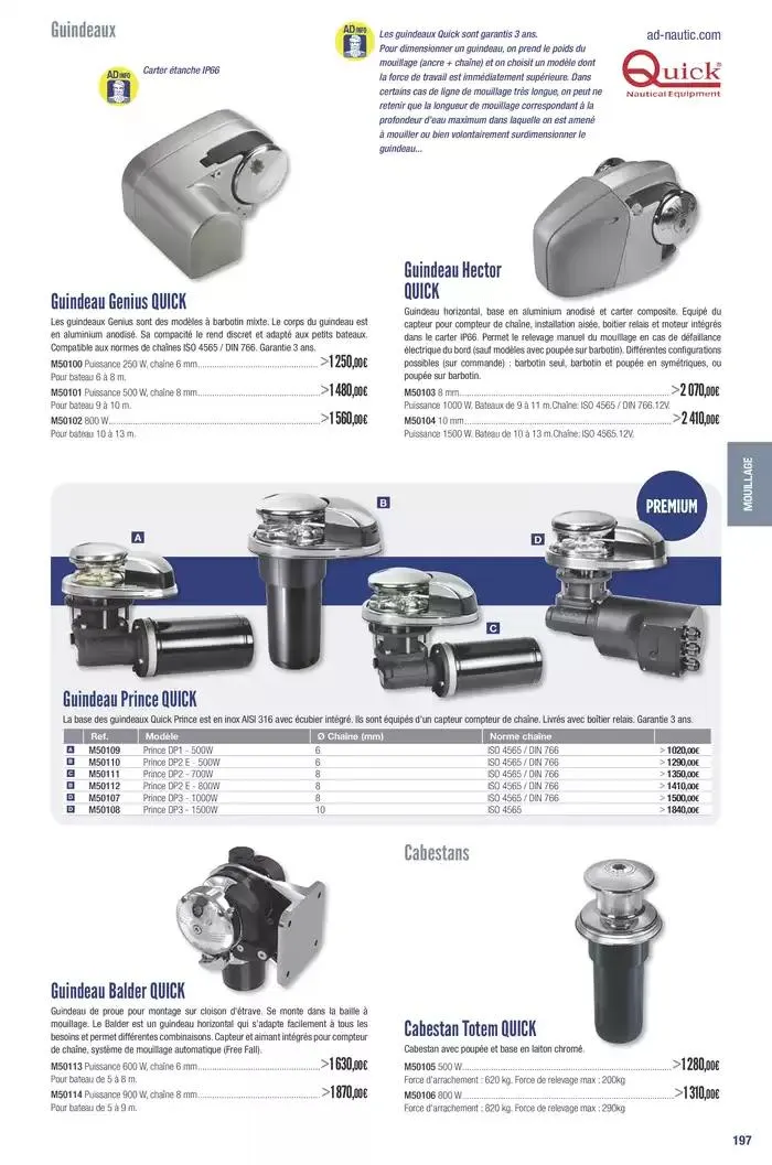 Catalogue Accastillage Diffusion 2025 du 1 janvier au 31 décembre 2025 - Catalogue page 199