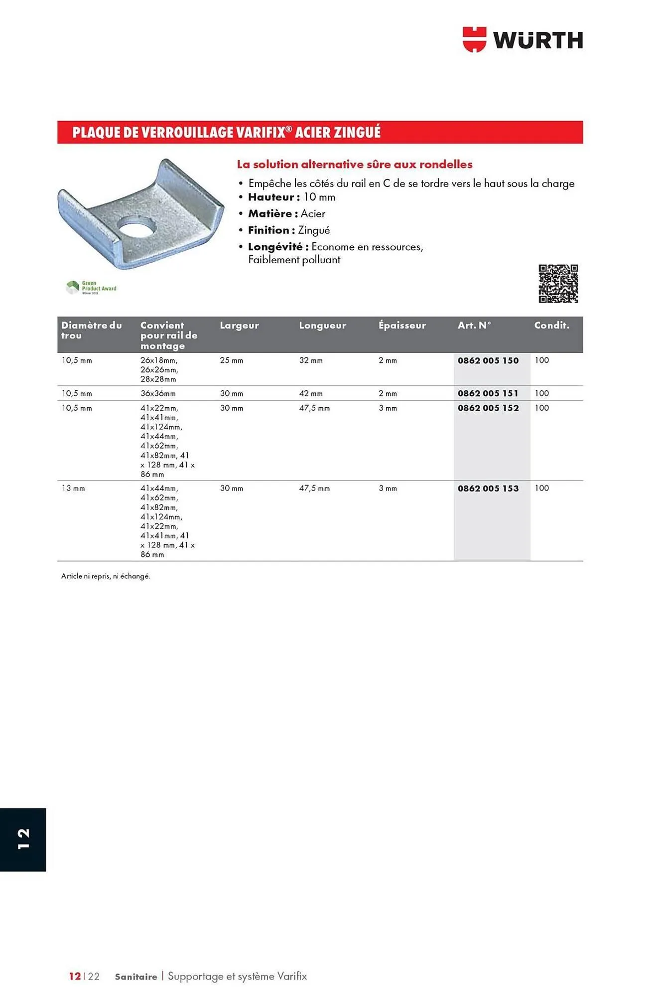 Catalogue Würth du 12 mai au 31 décembre 2025 - Catalogue page 1566