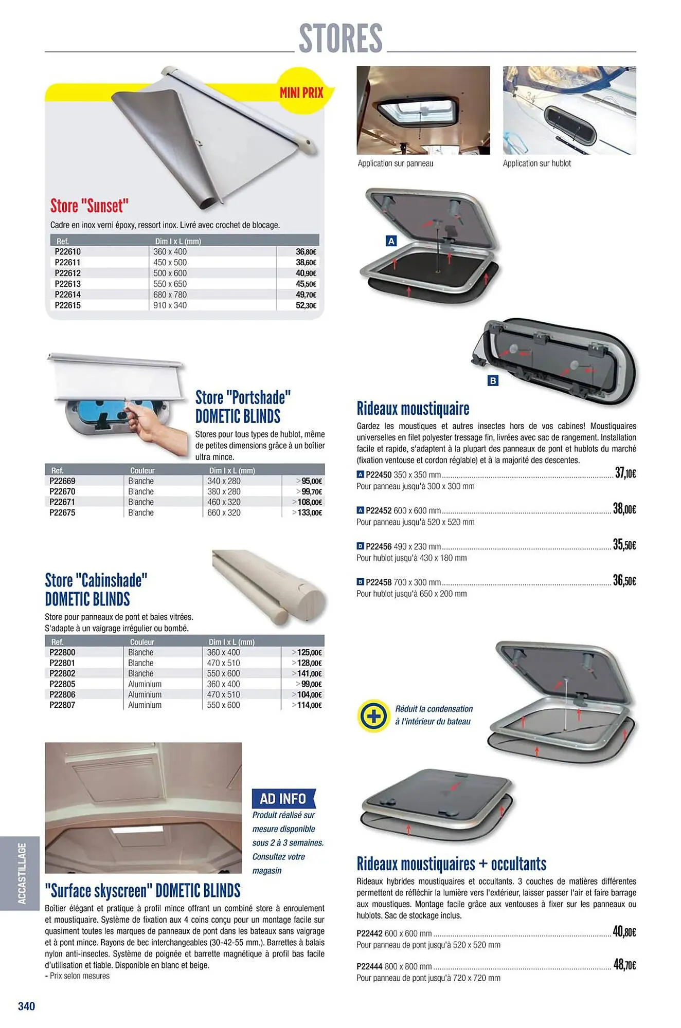 Catalogue Accastillage Diffusion du 1 mars au 31 décembre 2023 - Catalogue page 342