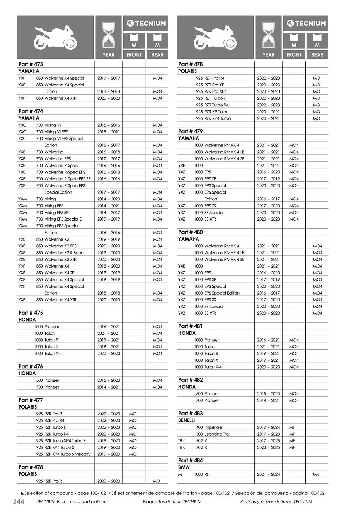 Catalogue Bihr du 23 mai au 31 décembre 2025 - Catalogue page 244