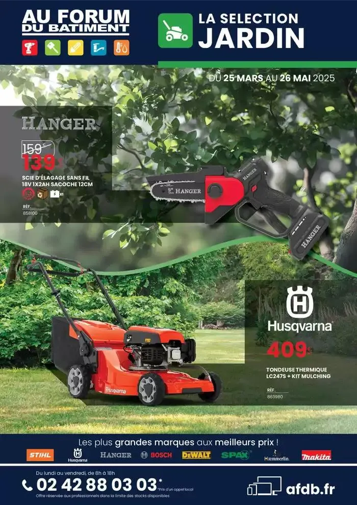 Sélection Jardin Printemps - Été du 28 mars au 26 mai 2025 - Catalogue page 1