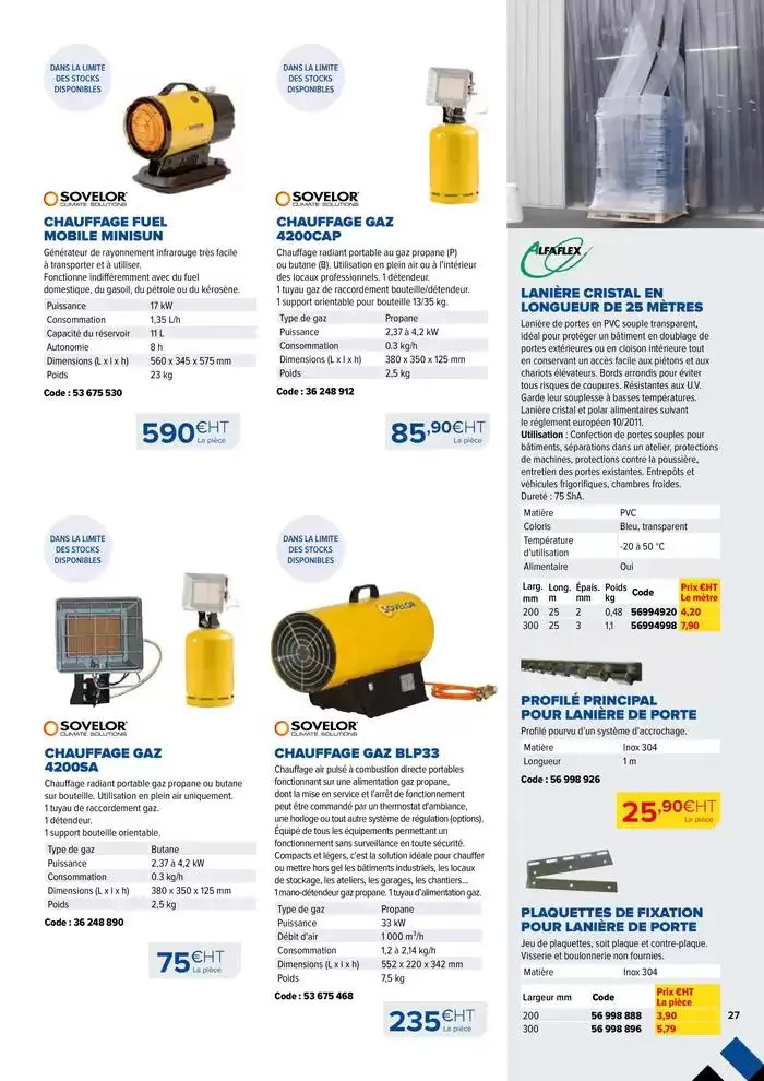 Équipez-vous pour l'hiver automne-hiver 2024-25 du 2 octobre au 31 mars 2025 - Catalogue page 27