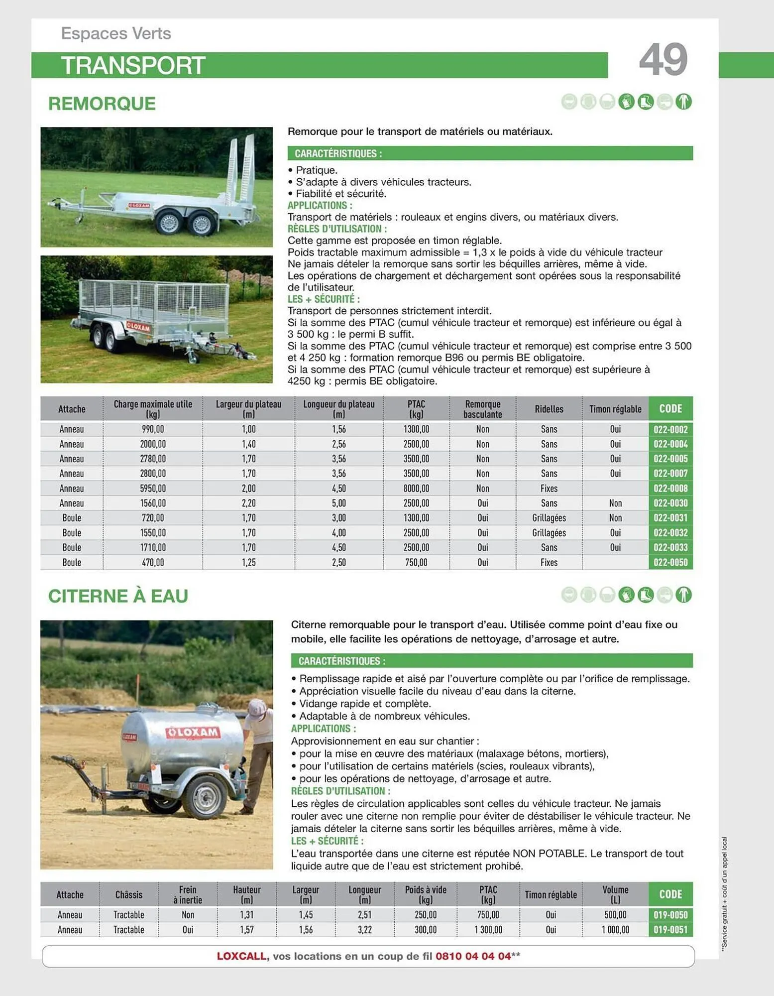 Catalogue Loxam du 9 avril au 31 décembre 2025 - Catalogue page 49