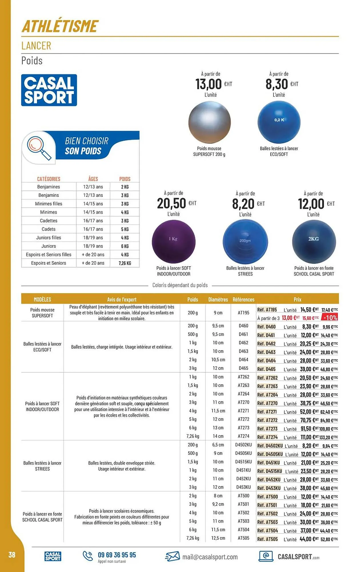Catalogue Casal Sport du 22 janvier au 31 décembre 2026 - Catalogue page 10