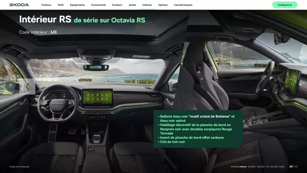 Octavia Berline Selection 1.5 TSI 116ch Hybrid DSG7 du 9 janvier au 9 janvier 2026 - Catalogue page 26
