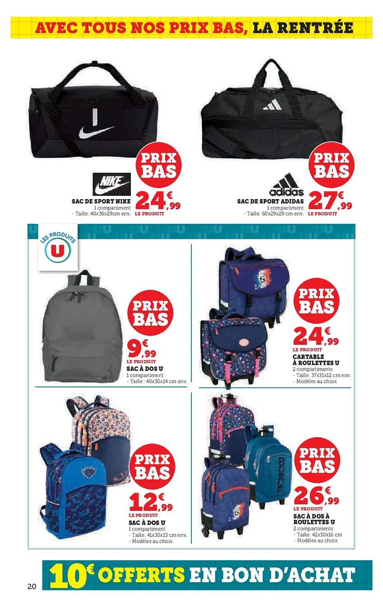 Catalogue Hyper U du 16 juillet au 10 août 2025 - Catalogue page 20