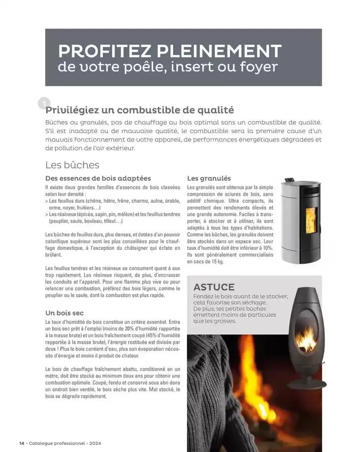 Le chauffage du futur a déjà 100 ans du 15 janvier au 31 mai 2025 - Catalogue page 14