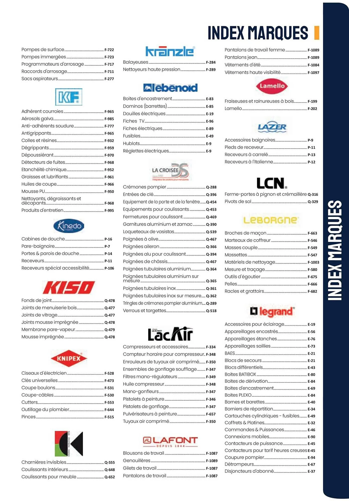 Catalogue Au Forum du Bâtiment du 4 mai au 30 septembre 2023 - Catalogue page 59