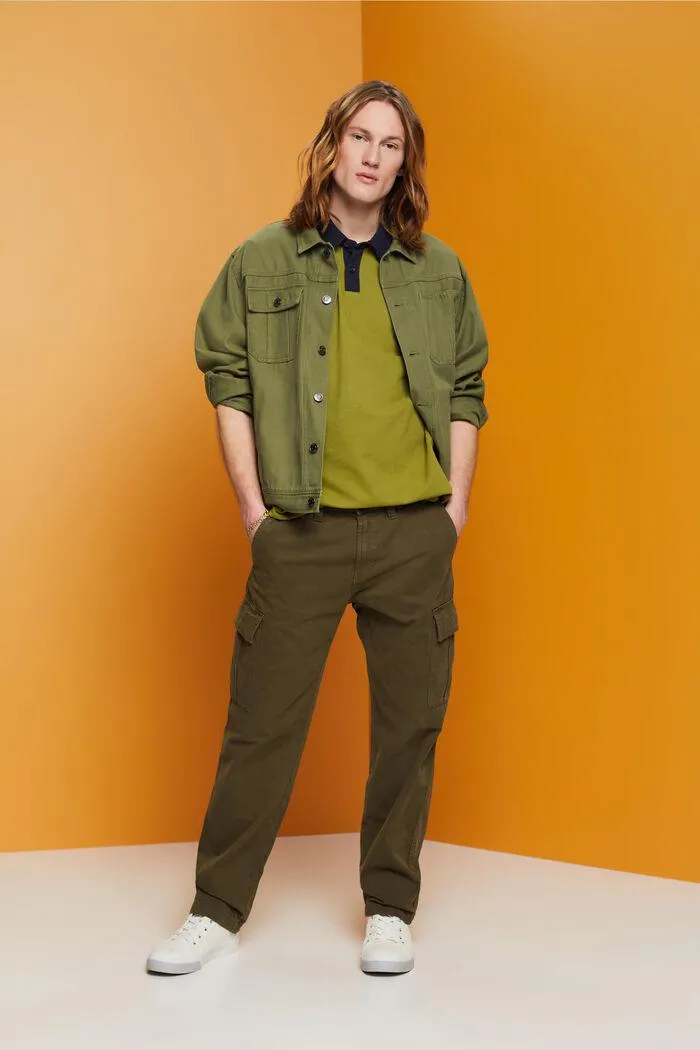 Polo en maille piquée de coton