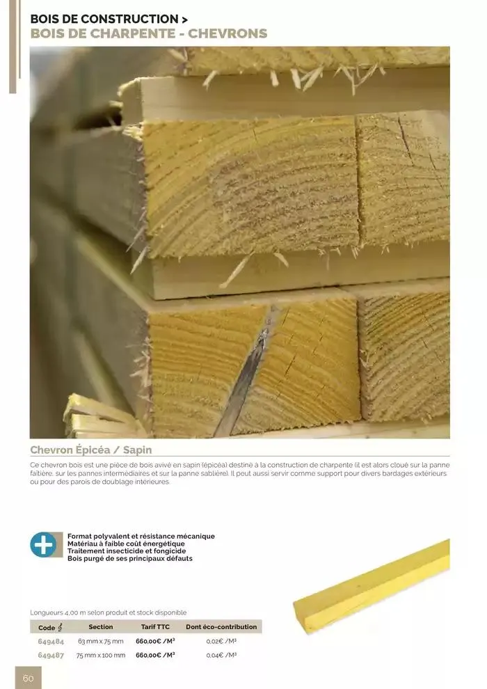 BOIS PANNEAUX 2025 2026 du 30 avril au 31 décembre 2026 - Catalogue page 60