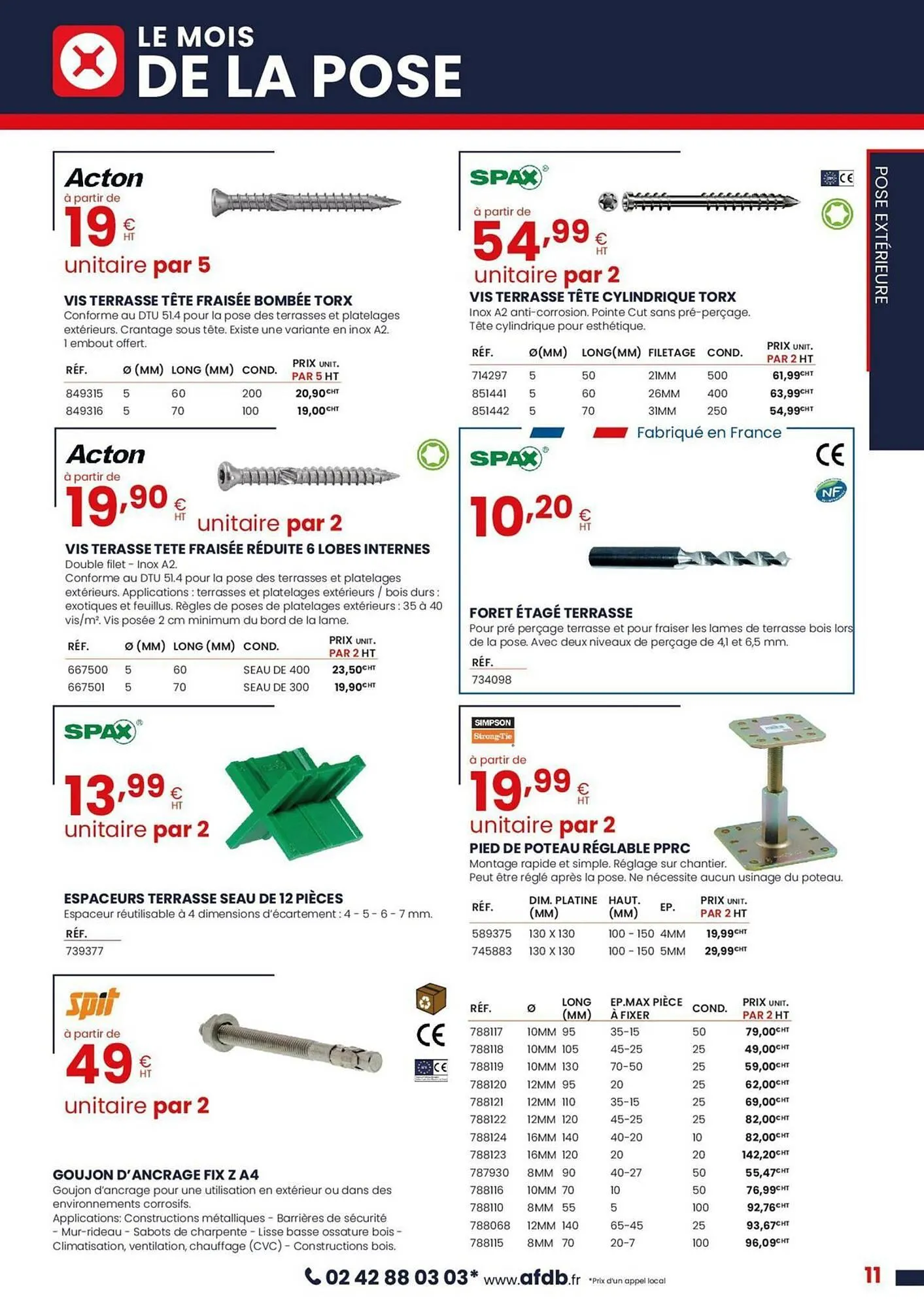 Catalogue Au Forum du Bâtiment du 17 juin au 21 juillet 2025 - Catalogue page 11