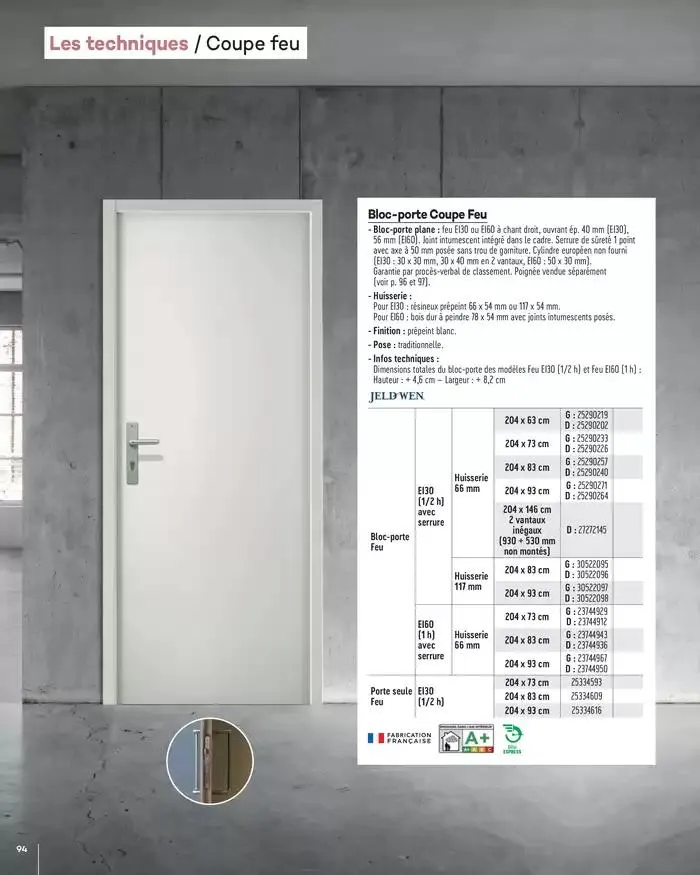 Aménagents Intérieurs 2025 du 1 janvier au 31 décembre 2025 - Catalogue page 94