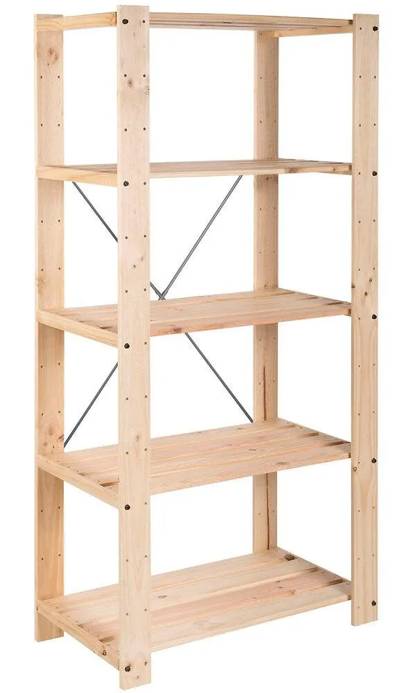 Kit à lattes Evolution 5 - Pin massif - 76,7x43x175cm