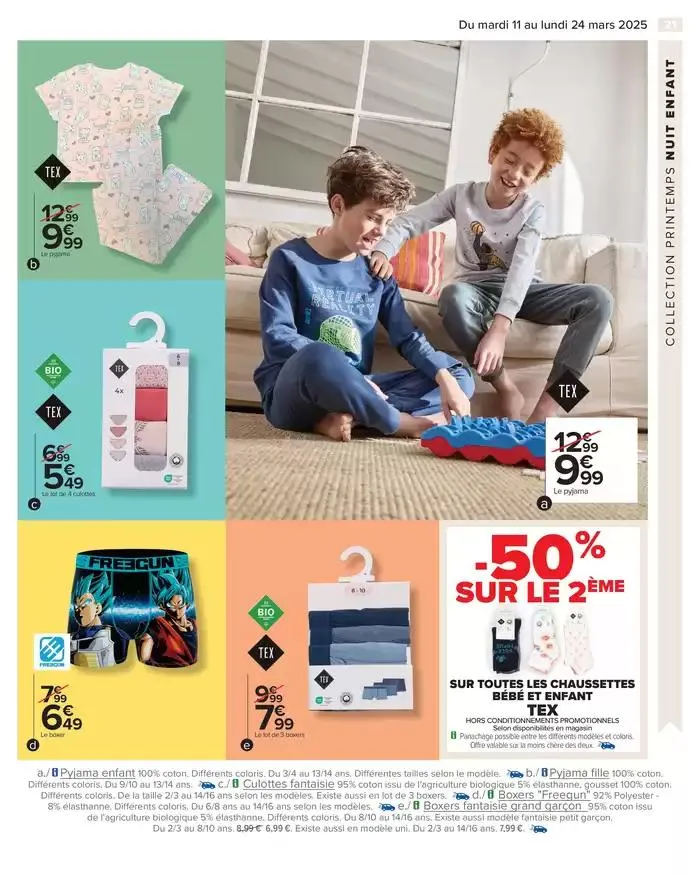 TEXTILE SPÉCIAL PRINTEMPS du 11 mars au 24 mars 2025 - Catalogue page 23