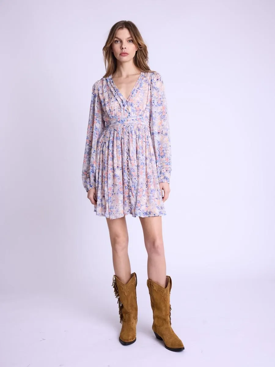 REA | Robe fluide en viscose imprimée fleurie