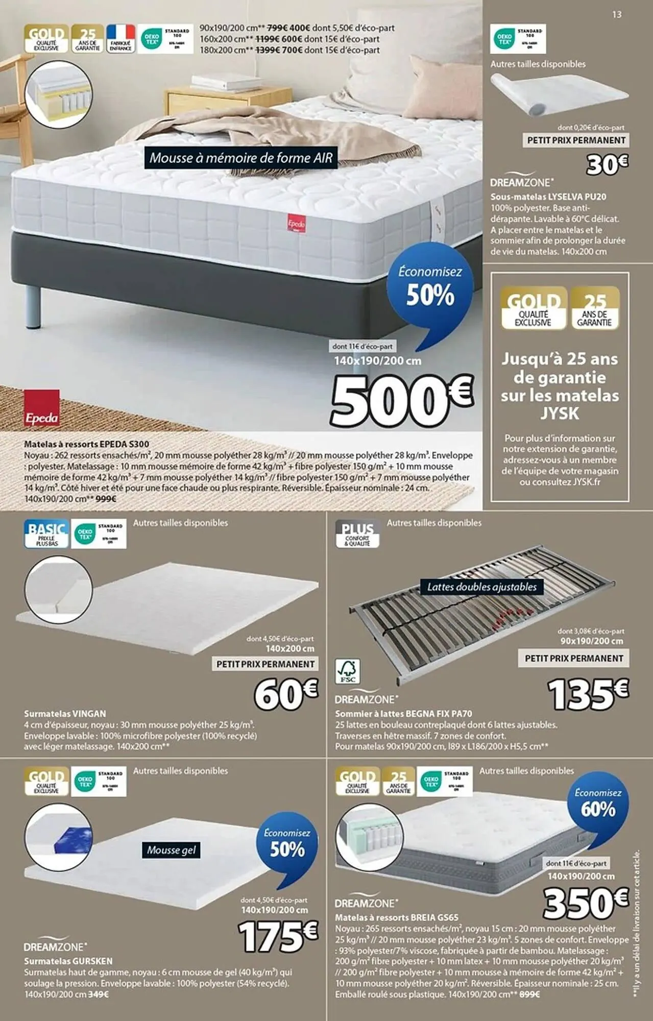 Catalogue JYSK du 17 juin au 21 juillet 2025 - Catalogue page 13